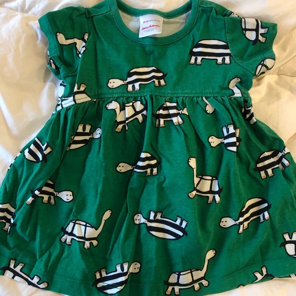 🐢Hanna Andersson girls turtle print dress - Picture 2 of 5